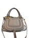 Chloe Pale Mauve Calfskin goldtone hardware 2 handles Shoulder Strap Top Zip Bag Pale Mauve / Small