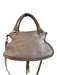 Chloe Pale Mauve Calfskin goldtone hardware 2 handles Shoulder Strap Top Zip Bag Pale Mauve / Small
