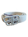 Balenciaga White Leather Made in Italy white buckle Double B's Belts White / 95