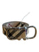 Burberry Tan, Black & Red Leather Reversable Plaid silver hardware Belts Tan, Black & Red / 40/100
