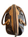 Louis Vuitton Brown Canvas & Leather 2 Handles Top Zip Goldtone Hardware Bag Brown