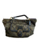 Coach Green & Black Canvas & Leather Monogram Goldtone Hardware Top Zip Bag Green & Black / Large