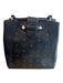 MCM Black Calfskin Silver Hardware Adjustable Strap Flap Close Bag Black / Medium