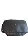 Gucci Black Leather Adjustable Strap Top Zip silver hardware CARRY ON Bag Black / Large