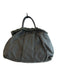Prada Ocean Green Nylon Rolled Handles Top Zip Bow Detail Bag Ocean Green / Medium