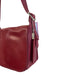Coach Red Leather silver tone hardware Solid Interior Pockets Satchel Bag Red