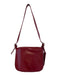Coach Red Leather silver tone hardware Solid Interior Pockets Satchel Bag Red