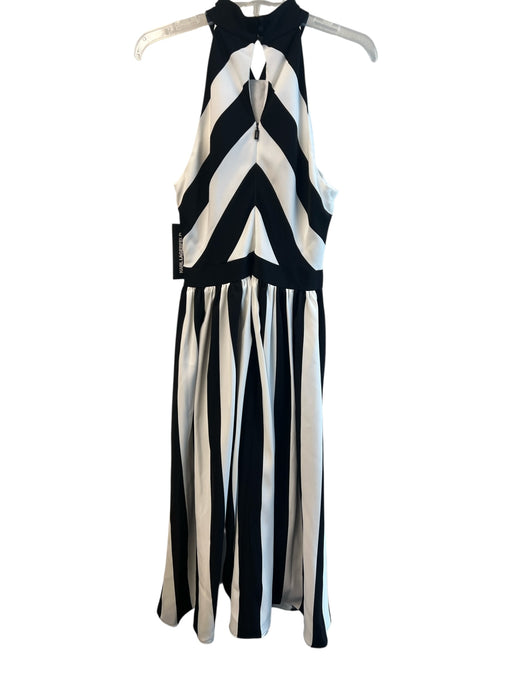 Karl Lagerfeld Size 10 Black & White Dress Black & White / 10