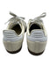 Adidas Shoe Size 8.5 Cream & Beige Leather Fabric Block lace up Low Top Sneakers Cream & Beige / 8.5