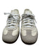 Adidas Shoe Size 8.5 Cream & Beige Leather Fabric Block lace up Low Top Sneakers Cream & Beige / 8.5