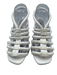 Free People Shoe Size 38.5 White Leather Cord Strappy Block Heel Sandals White / 38.5