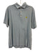 Masters Size L Blue & Green Cotton Striped Polo Men's Short Sleeve Blue & Green / L