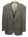 Burberrys Tan & Multi All Over Print 2 Button Men's Blazer Tan & Multi / Est L