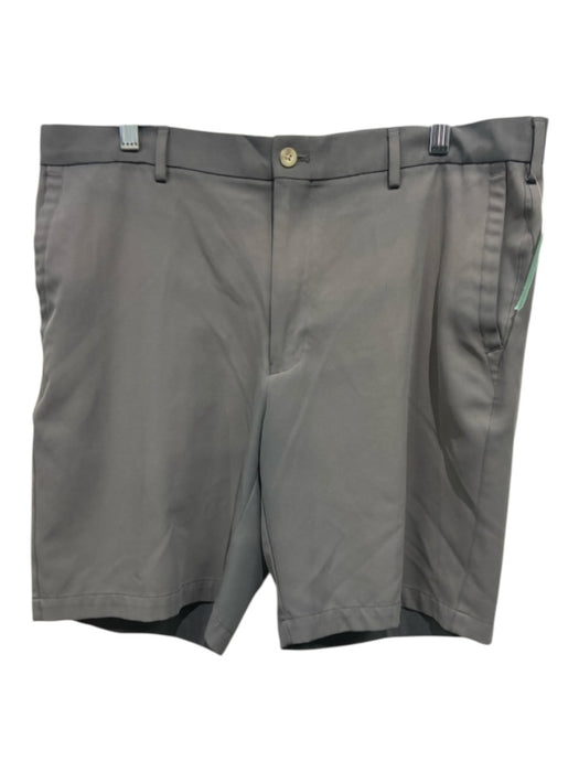 Peter Millar Size 36 Gray Polyester Solid Men's Shorts Gray / 36