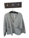 & Other Stories Size L Gray Shell Button Up Long Sleeve V Neck Sweater Gray / L