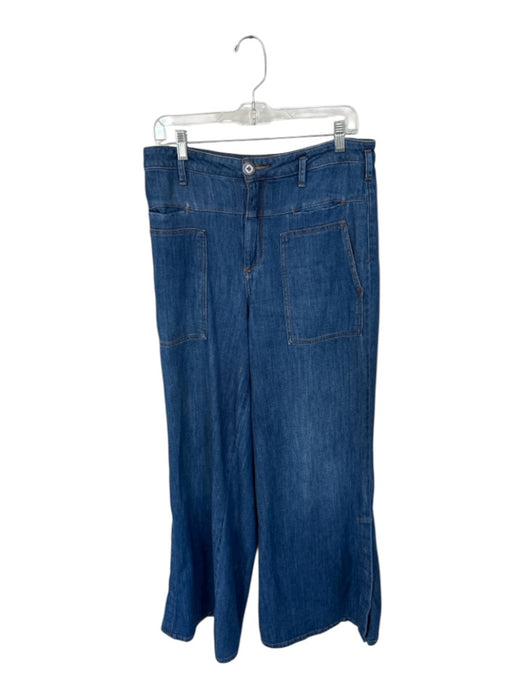 Pilcro Size 30 Dark Wash Wicker Pockets Flowy Jeans Dark Wash / 30