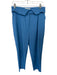 Exquise Size L Cornflower Blue Viscose Blend Fold Over Pleat Detail Pants Cornflower Blue / L