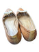 Miu Miu Shoe Size 38 Brown & Cream Leather Woven Bow Flats Brown & Cream / 38