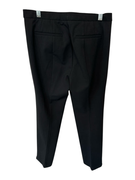 Derek Lam Size Est S Black Zipper Detail Trouser Pants Black / Est S