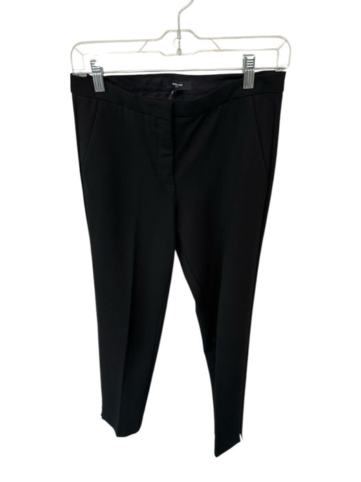 Derek Lam Size Est S Black Zipper Detail Trouser Pants Black / Est S