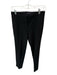 Derek Lam Size Est S Black Zipper Detail Trouser Pants Black / Est S