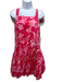 Buddy Love Size S Pink & Multi Cotton Tie Shoulder Floral Pleated Dress Pink & Multi / S
