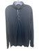 Greyson Size M Black Synthetic Heathered Athletic Polo Men's Long Sleeve Shirt Black / M