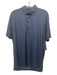 Greyson Size M Gray Synthetic Solid Polo Athleisure Men's Short Sleeve Gray / M