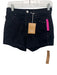 Reformation Jeans Size 25 Black Cotton Denim Button Fly Studded Shorts Black / 25