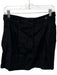 Maeve Size 10P Black Linen High Waist Pleat Detail Shorts Black / 10P
