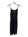 CP Shades Size XS Charcoal Rayon & Silk Spaghetti Strap Maxi Dress Charcoal / XS