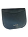 Cuyana Black Leather Pebbled Zip Around Wallets Black