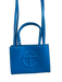 Telfar Cyan Faux Leather Logo Double Handle shoulder straps Bag Cyan / Mini