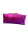 Brandon Blackwood Magenta Leather Metallic Crossbody Strap Double Handle Bag Magenta / Mini