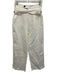 Marissa Webb Size 4 White Linen Wrap High Rise Sash Wide Leg Pants White / 4