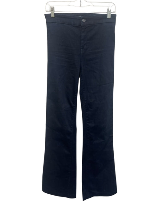 J Brand Size 27 Dark Wash Cotton Blend High Rise Zip & Button Flare Jeans Dark Wash / 27