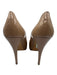 Brian Atwood Shoe Size 41 Beige Patent Leather Stiletto Almond Toe Pumps Beige / 41