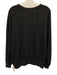 Aviator Nation Size M Black & Purple Cotton Blend Heathered Graphic Sweater Black & Purple / M