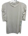 Frame Size S White Viscose Blend knotted detail short sleeve Top White / S