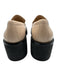 Stuart Weitzman Shoe Size 8.5 Beige Leather Round Toe Block Heel Platform Flats Beige / 8.5