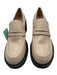 Stuart Weitzman Shoe Size 8.5 Beige Leather Round Toe Block Heel Platform Flats Beige / 8.5