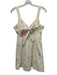Parker Size 2 White & Multi Cotton Floral Sleeveless Open Back Tie Back Dress White & Multi / 2