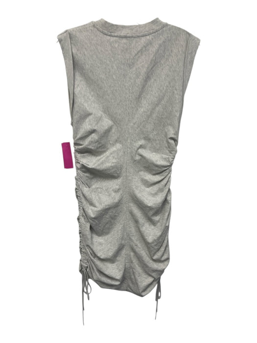 Alexander Wang.T Size Est S Gray Missing Fabric Tag Heathered Cap Sleeve Dress Gray / Est S