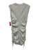 Alexander Wang.T Size Est S Gray Missing Fabric Tag Heathered Cap Sleeve Dress Gray / Est S
