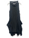 #VDR Viadellerose Size M Black Sleeveless Mock Neck Midi Lined Pockets Dress Black / M