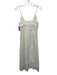 A.L.C. Size 4 White Linen Sleeveless Cut Out Midi Dress White / 4