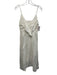 A.L.C. Size 4 White Linen Sleeveless Cut Out Midi Dress White / 4