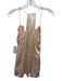 Cami NYC Size S Champagne & Pink Print Silk Sleeveless Tank Lace Detail Top Champagne & Pink Print / S