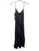All Saints Size S gray & green Viscose Sleeveless Midi Snake Print Shine Dress gray & green / S
