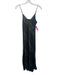 All Saints Size S gray & green Viscose Sleeveless Midi Snake Print Shine Dress gray & green / S